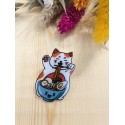 Pins résine - Maneki neko et ses ramens