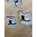 Sticker carpes Sushis