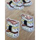 Sticker carpes Sushis