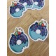 Sticker carpes koinobori