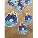 Sticker carpes koinobori