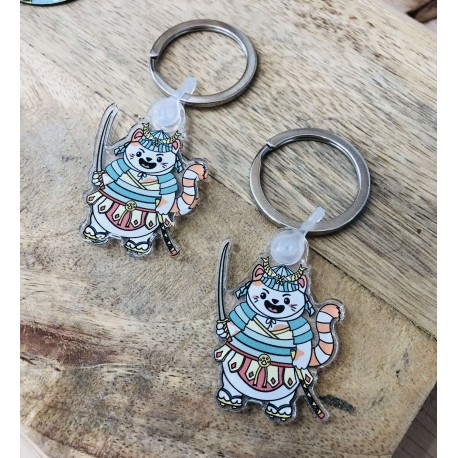 Porte-clés Donut licorne