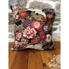 Coussin - Grues et fleurs