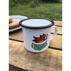 Mug - Timbale en acier - Maneki neko et ses ramens