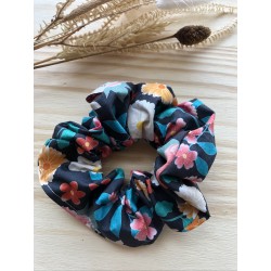 Chouchou coton bio - Hana - Fleurs japonaises