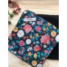 Essuie-tout lavable coton bio - Hana fleurs japonaises