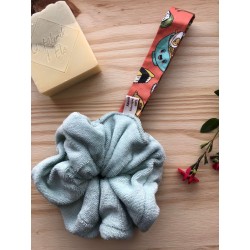 Fleur de douche en coton bio - Hana fleurs japonaises
