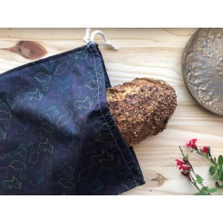 Sac à pain en coton bio - Mandalas