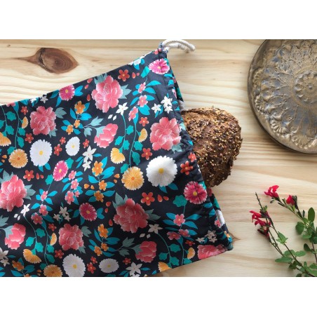 Sac à pain en coton bio - Mandalas
