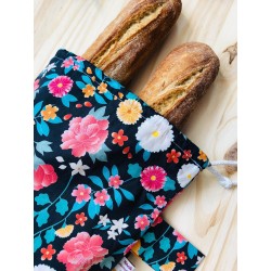 Sac à pain baguette en coton