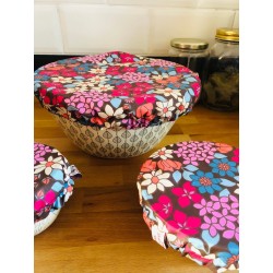 Lot 3 charlottes en coton enduit