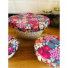 Lot 5 charlottes en coton enduit