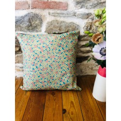 Coussin en tissu japonais  - fleurs de sakura cerisier