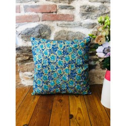 Coussin - Pivoines et motifs japonais