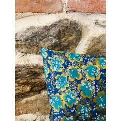 Coussin en tissu japonais - Cerisiers et sakura