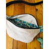 Sac banane en velours côtelé vert d'eau - Manga