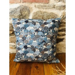 Coussin - Tissu japonais - Chien Akita