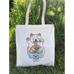 Tote bag - Maneki Neko et ses ramens