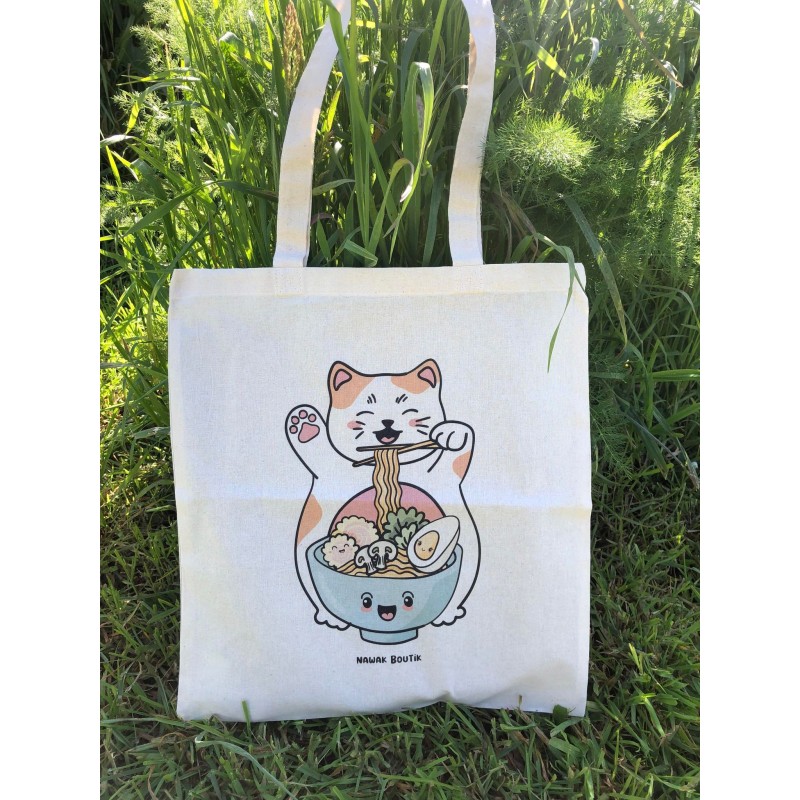 Tote bag - Maneki Neko et ses ramens