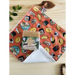 Serviette visage lavable et réutilisable  - Nourriture japonaise