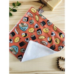 Serviette visage lavable et réutilisable  - Nourriture japonaise