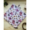 Serviette visage lavable et réutilisable  - Pieuvres roses