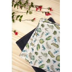 Essuie tout lavable - Cuisine Zéro déchet - Coton BIO - Libellules