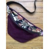 Sac banane en velours côtelé- Tissu japonais - Fabriqué artisanalement en France