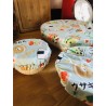 Charlotte recouvre en coton enduit kawaii japon