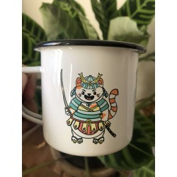 Mug - Timbale en acier - Chamouraï