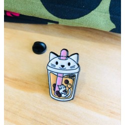 Pins émaillé en métal - Chat Licorne
