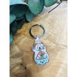 Porte cles kawai sushi