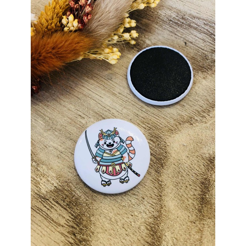Magnet Aimant en tissu -  Chamouraï