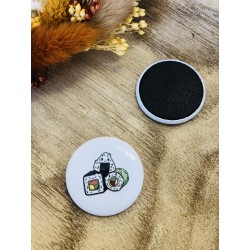 Magnet Aimant en tissu -  Makis et Onigiri