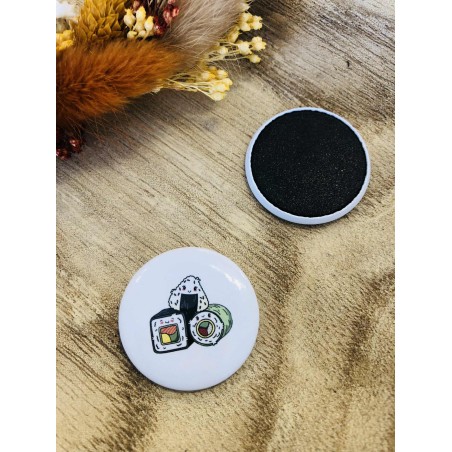 Magnet Aimant en tissu -  Makis et Onigiri