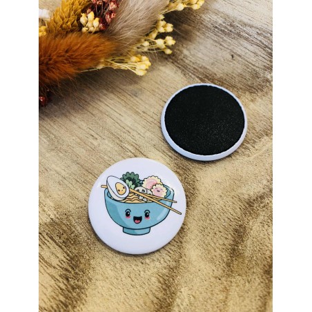Magnet Aimant en tissu -  Bol de ramens