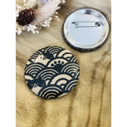 Badge tissu Maneki Neko