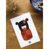 Carte postale kokeshie