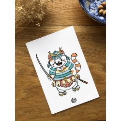 Carte postale Chamourai