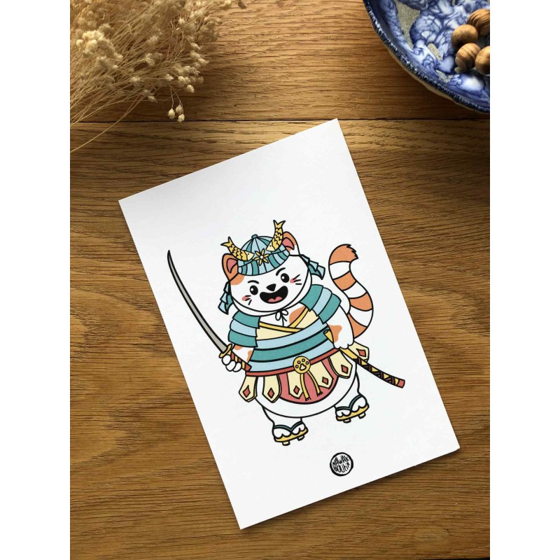 Carte postale Chamourai