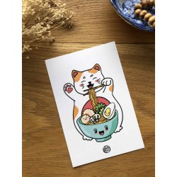 Carte postale Maneki Neko
