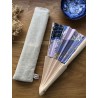 Eventail bois et tissu japonais