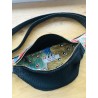 Sac banane en velours côtelé- Tissu japonais - Fabriqué artisanalement en France