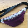 Sac banane en velours côtelé- Tissu japonais - Fabriqué artisanalement en France