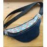Sac banane en velours côtelé- Tissu japonais - Fabriqué artisanalement en France